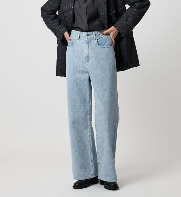 UNITED ARROWS「ルーズシルエット ストレート デニムパンツ」|デニム|