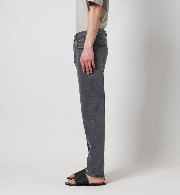 UNITED ARROWS「カイハラ スリムテーパード ブラック  デニム」|デニム|