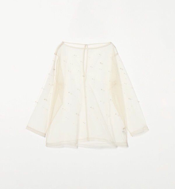 AEWEN MATOPH「＜AEWEN MATOPH＞チュール イミテーションパール ブラウス」|シャツ・ブラウス|