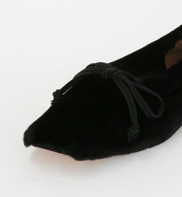 UNITED ARROWS「＜PIPPICHIC＞AMBER フェイクファー バレエシューズ」|バレエシューズ|
