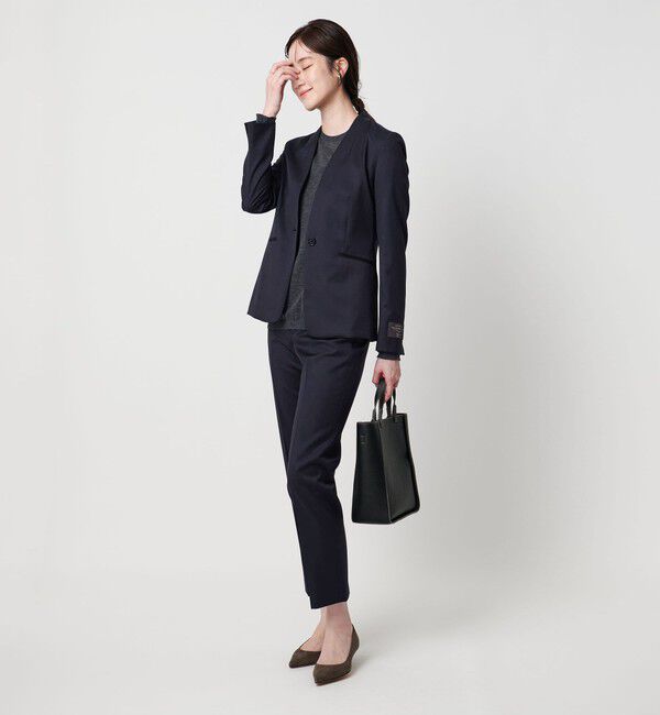 UNITED ARROWS「Vitale Barberis Canonico スリムテーパードパンツ」|スラックス|