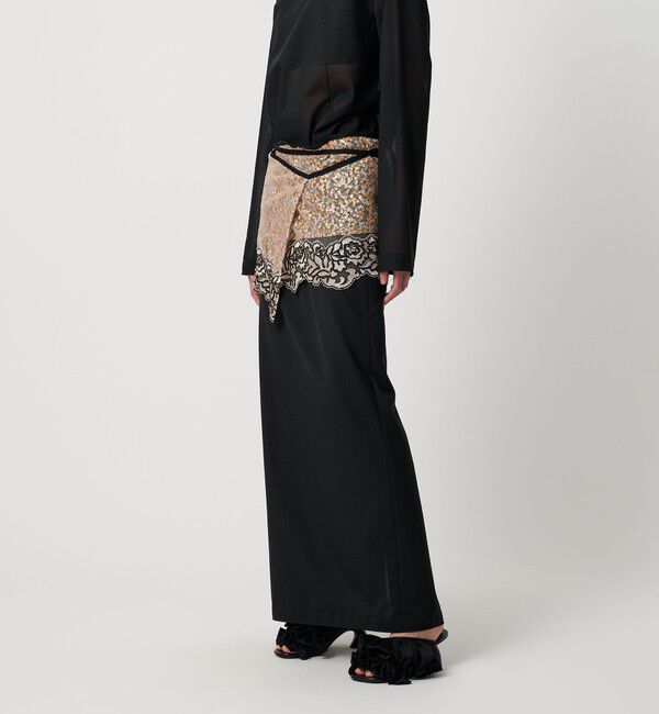 AEWEN MATOPH「＜AEWEN MATOPH＞チュールスパンコールレースラップスカート」|スカート|