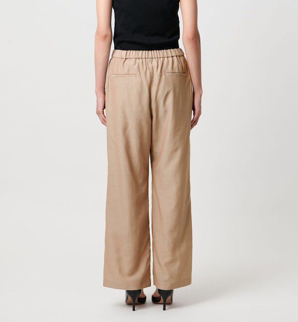 UNITED ARROWS「シアー イージー ワイド パンツ ‐ウォッシャブル‐」|チノ|