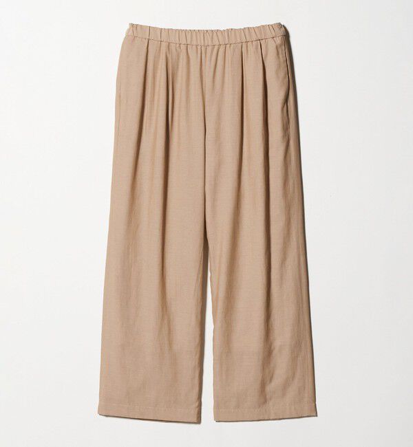 UNITED ARROWS「シアー イージー ワイド パンツ ‐ウォッシャブル‐」|チノ|