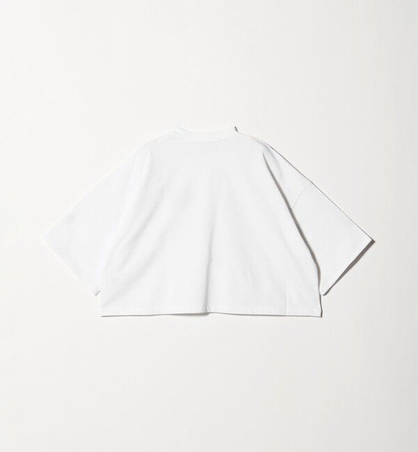 UNITED ARROWS「＜SACRA＞メッセージプリント クロップド Tシャツ」|Tシャツ・カットソー|