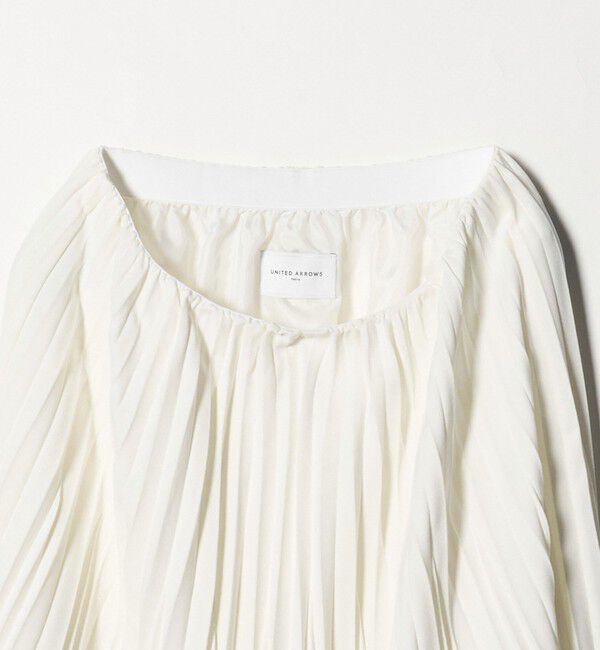 UNITED ARROWS「シアー コンビ プリーツ スカート」|スカート|