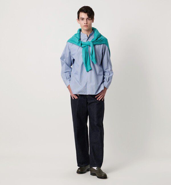 UNITED ARROWS「カリビアーナミルズ ポプリン バンドカラーシャツ」|シャツ・ブラウス|