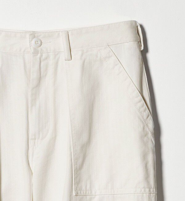 UNITED ARROWS「ヘリンボーン ファティーグパンツ」|チノ|