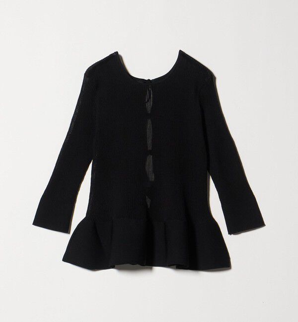 UNITED ARROWS「シアー リボン 2WAYカーディガン ウォッシャブル」|カーディガン|