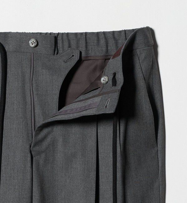 UNITED ARROWS「2プリーツ キャロットパンツ -ストレッチ-」|チノ|