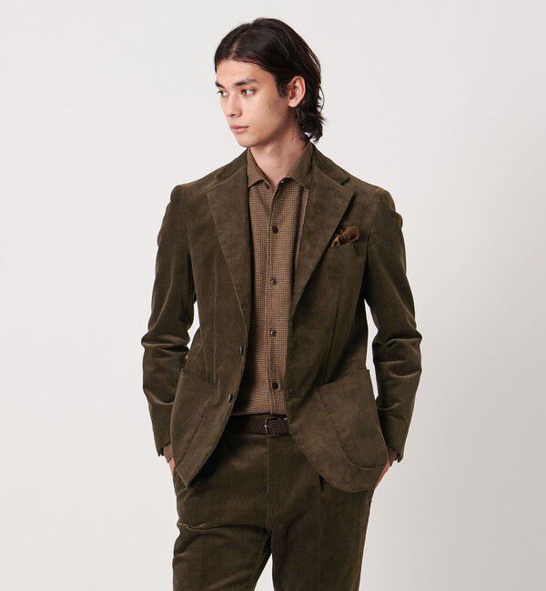 UNITED ARROWS「VISCONTI コーデュロイ シングル 3Bジャケット R-MODEL」|スーツ|