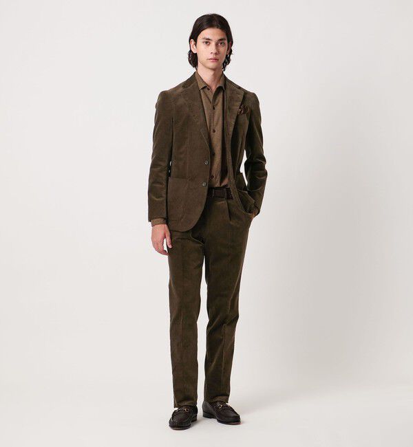 UNITED ARROWS「VISCONTI コーデュロイ シングル 3Bジャケット R-MODEL」|スーツ|