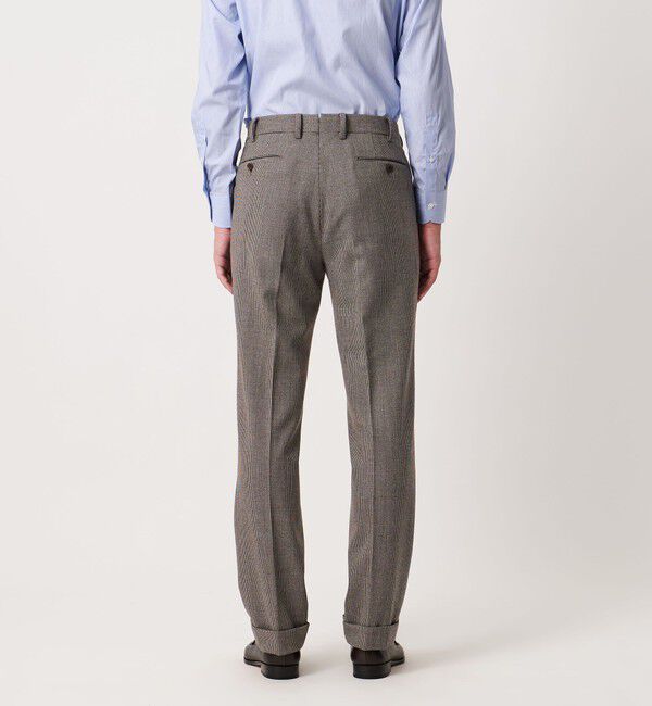 UNITED ARROWS「ハウンドトゥース 1プリーツ パンツ R―MODEL」|スーツ|
