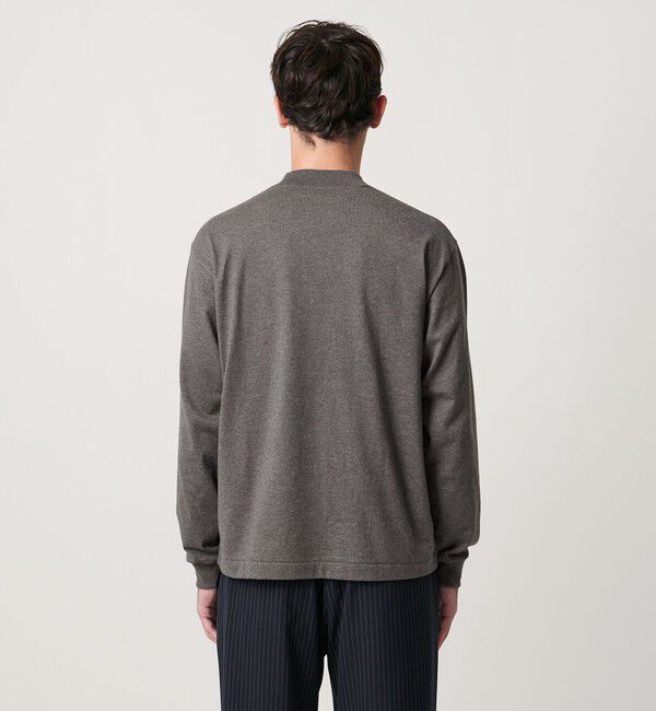 UNITED ARROWS「SARROWS オーガニックコットン モックネック ロングスリーブ Tシャツ」|Tシャツ・カットソー|