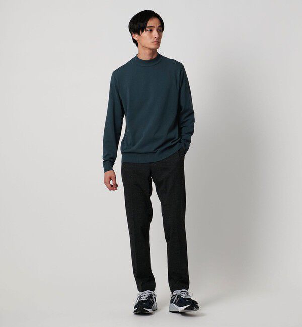 UNITED ARROWS「モックネックニット UA COZY ウォッシャブル」|ニット・セーター|