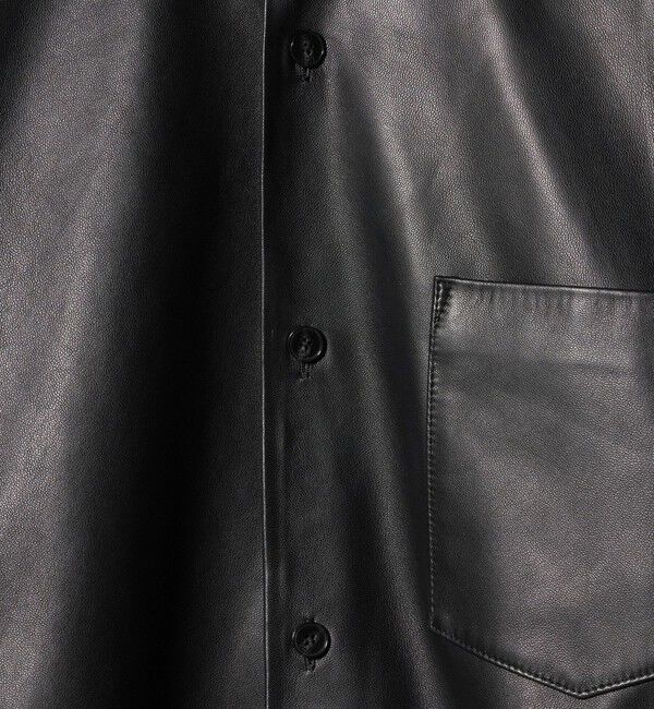 UNITED ARROWS「シープレザー オーバーシャツ」|その他|