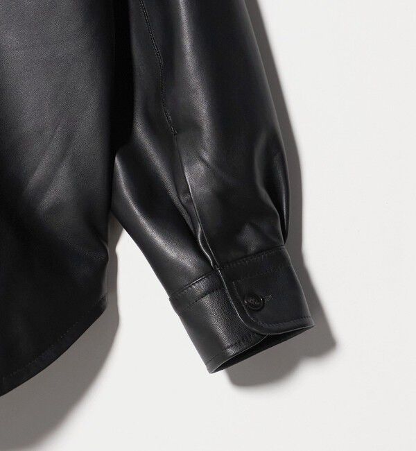 UNITED ARROWS「シープレザー オーバーシャツ」|その他|