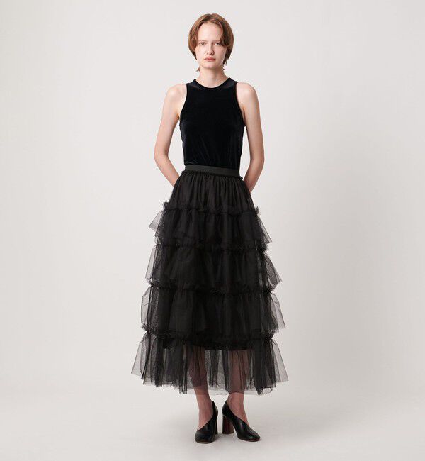 AEWEN MATOPH「＜AEWEN MATOPH＞チュールフリル マキシスカート」|スカート|