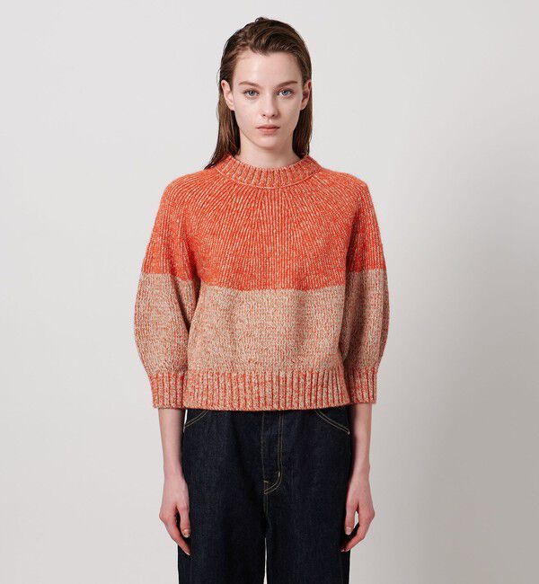 ASTRAET「＜ASTRAET＞3G ショートスリーブ クルーネックニット」|ニット・セーター|