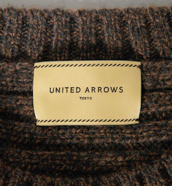 UNITED ARROWS「ケーブル ショート ニットプルオーバー」|ニット・セーター|