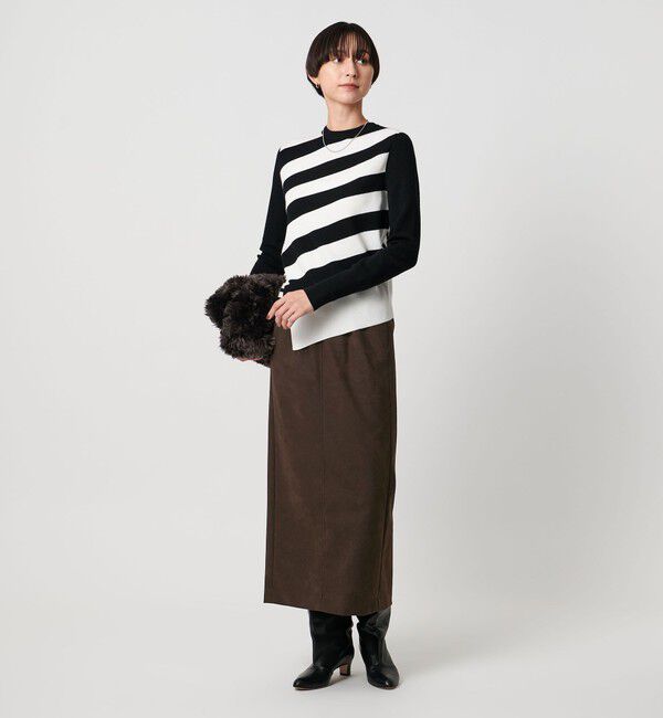 UNITED ARROWS「スエード ライク タイト スカート」|スカート|