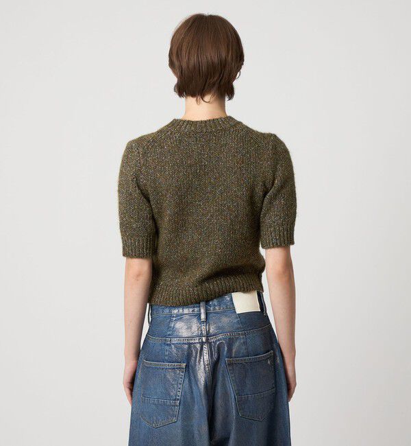 ASTRAET「＜ASTRAET＞3G アイレット ショートスリーブニット」|ニット・セーター|