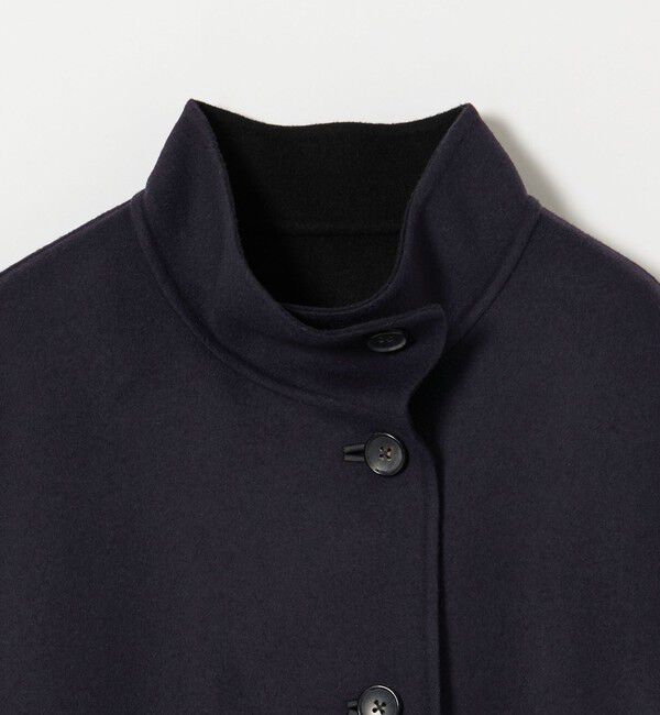 UNITED ARROWS「バイカラー リバー Aライン コート」|その他|