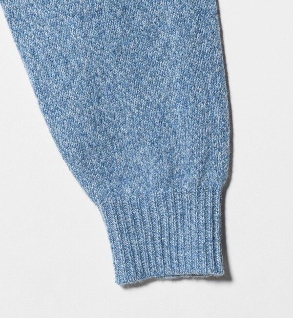 UNITED ARROWS「ウール カシミヤ ミドルゲージ クルーネック ニット」|ニット・セーター|