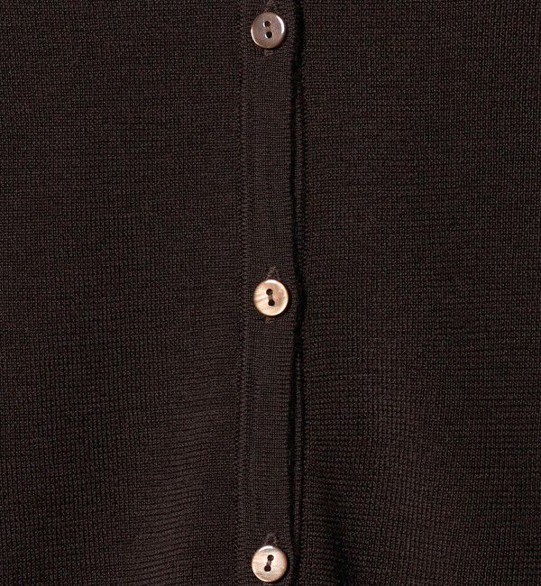 UNITED ARROWS「18G ウール フィット リブ カーディガン」|カーディガン|