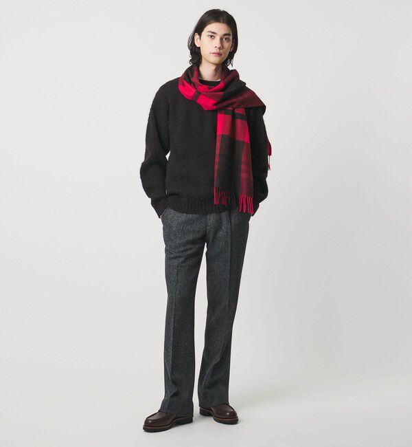 UNITED ARROWS「【別注】＜Joshua Ellis＞ブラックウォッチ マフラー」|マフラー|