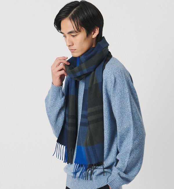 UNITED ARROWS「【別注】＜Joshua Ellis＞ブラックウォッチ マフラー」|マフラー|