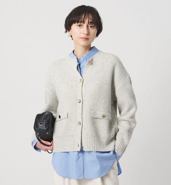 UNITED ARROWS「ミックス カラー カーディガン」|カーディガン|