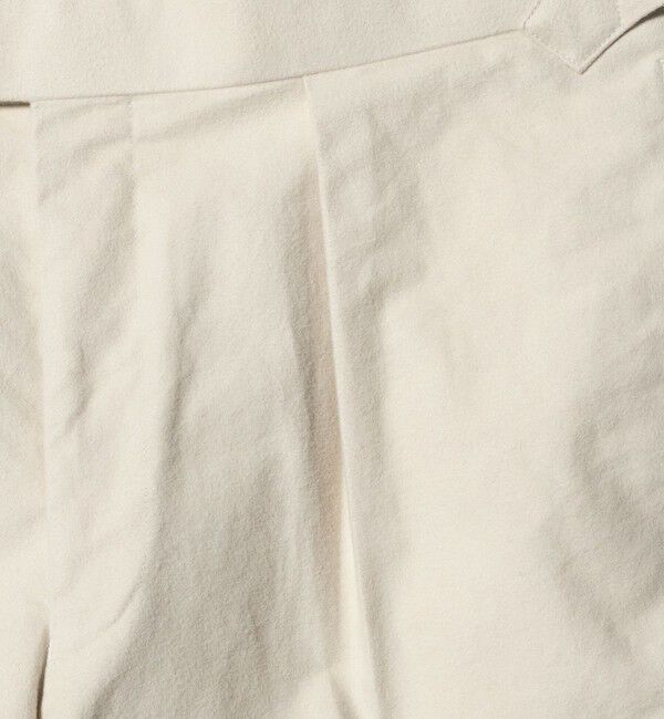 UNITED ARROWS「モールスキン 1プリーツ スラックス」|スラックス|