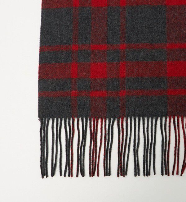 UNITED ARROWS「カシミヤ リバーシブル チェックマフラー」|マフラー|