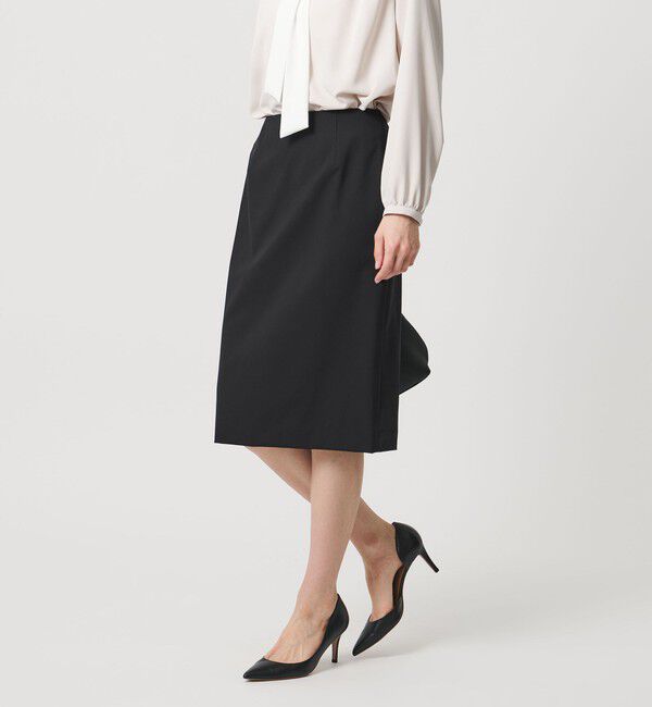 UNITED ARROWS「Vitale Barberis Canonico タイトスカート 26SS」|タイト|BLACK