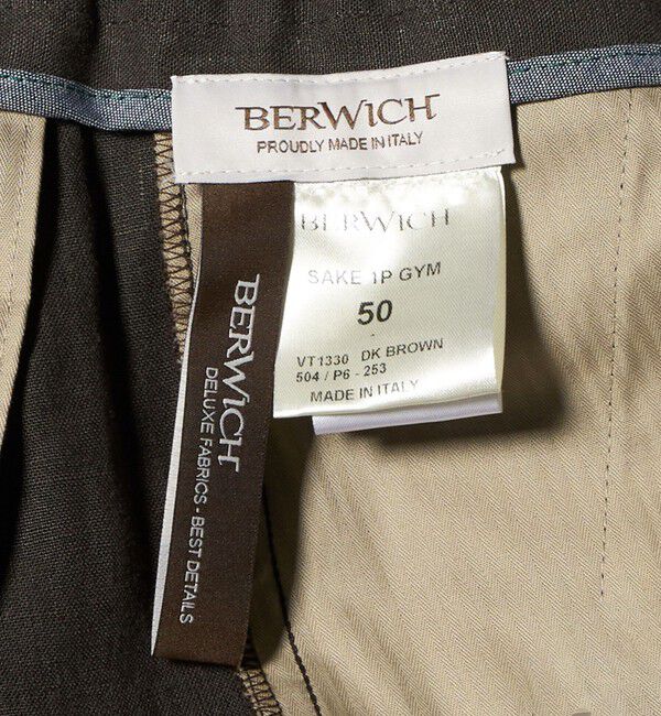 UNITED ARROWS「＜BERWICH＞SAKE/1プリーツ イージー スラックス」|スラックス|