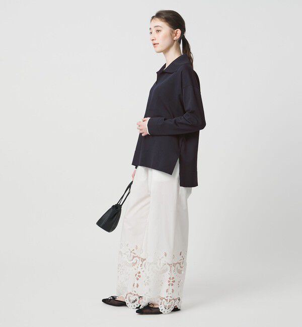 UNITED ARROWS「スキッパー プルオーバーニット」|ニット・セーター|