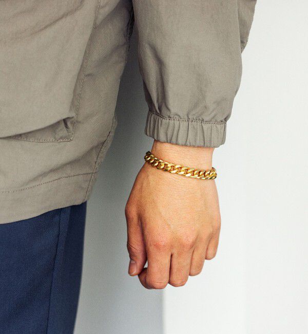 UNITED ARROWS green label relaxing「＜green label relaxing＞フラットチェーン ブレスレット」|ブレスレット・バングル|