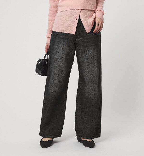 UNITED ARROWS green label relaxing「［size SHORT/TALLあり］ワイド デニム パンツ」|デニム|