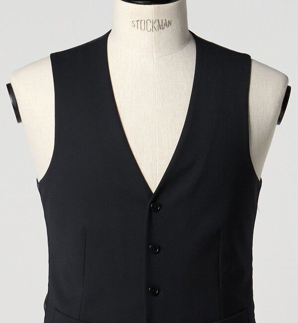 UNITED ARROWS green label relaxing「A+ TWPU サージ スリム 5B セットアップベスト -ウォッシャブル-」|スーツ|