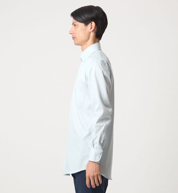 UNITED ARROWS green label relaxing「コットン ナローストライプ ワイドカラー ドレスシャツ -イージーアイロン-」|シャツ・ブラウス|