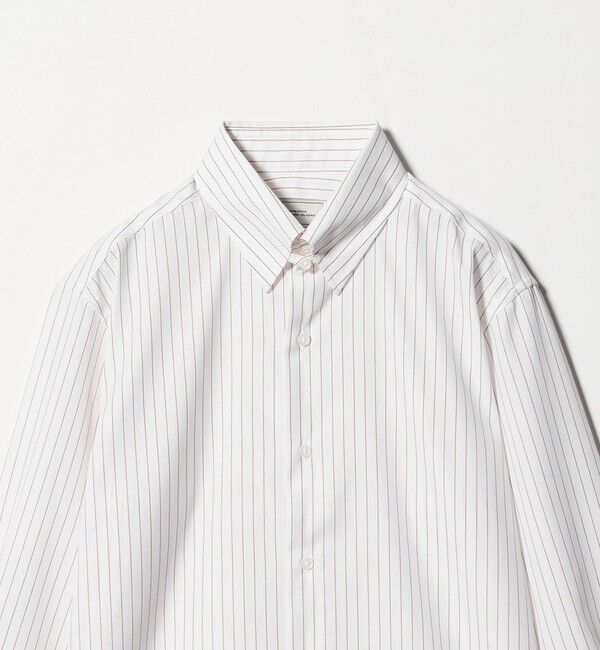 UNITED ARROWS green label relaxing「コットン ピンストライプ タブカラー ドレスシャツ -イージーアイロン-」|シャツ・ブラウス|