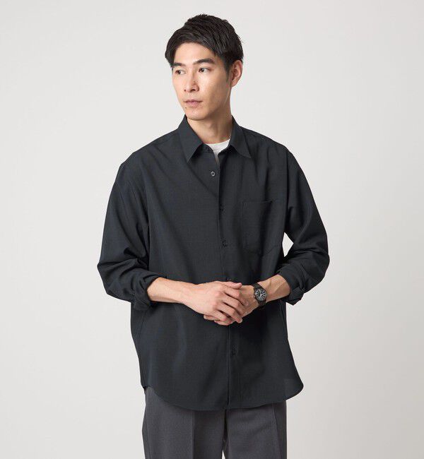 UNITED ARROWS green label relaxing「【WEB限定】AIRLY ポプリン ジャストルーズ シャツ」|シャツ・ブラウス|