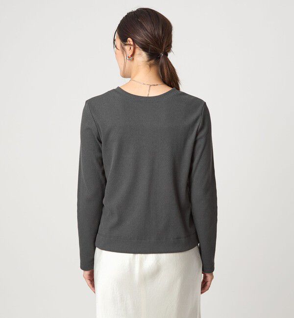 UNITED ARROWS green label relaxing「メランジ ブークレ 2WAY カーディガン」|カーディガン|