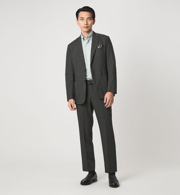 UNITED ARROWS green label relaxing「A+ TW カラーギャバ 2B スタンダード 2P ジャケット -ウォッシャブル・ストレッチ-」|テーラードジャケット|