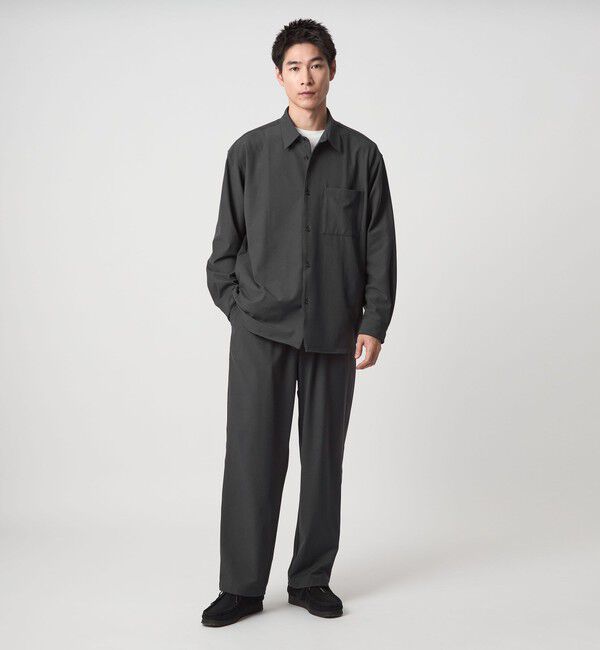 UNITED ARROWS green label relaxing「FREELITCH ボックス レギュラーカラー シャツ -ストレッチ-」|シャツ・ブラウス|