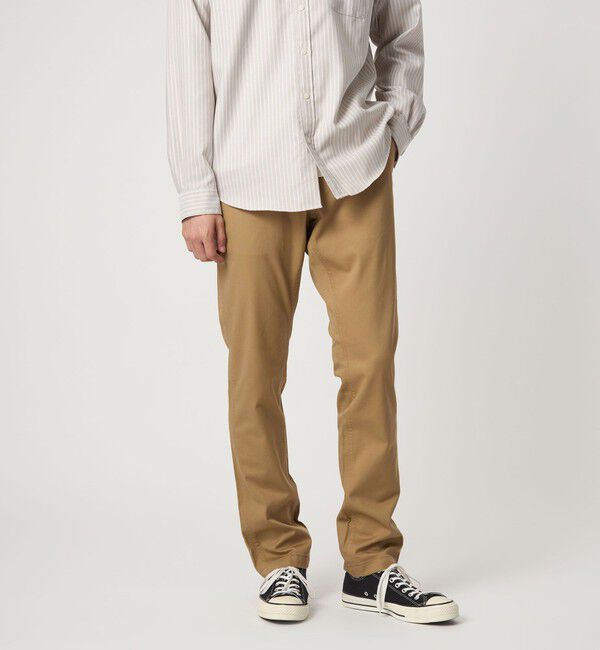 UNITED ARROWS green label relaxing「アーバンスリムフィット チノパンツ」|チノ|BEIGE