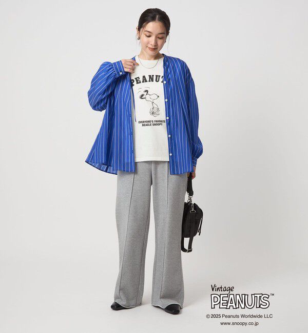 UNITED ARROWS green label relaxing「＜at ease＞PEANUTS ロングスリーブ カットソー」|Tシャツ・カットソー|