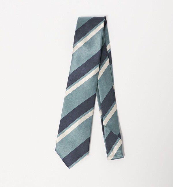 UNITED ARROWS green label relaxing「GLR シルク2 8.0cm ストライプ3 ネクタイ」|ネクタイ・蝶ネクタイ|NAVY