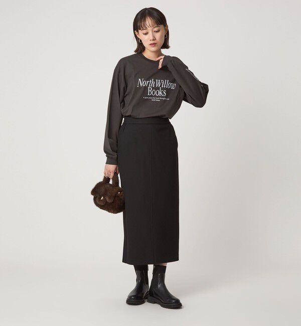 UNITED ARROWS green label relaxing「ブックストア ロゴ ロングスリーブ Tシャツ」|Tシャツ・カットソー|